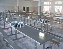 學校食堂不銹鋼餐桌